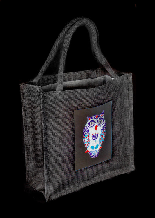 Owl Mosaic Tote Bag
